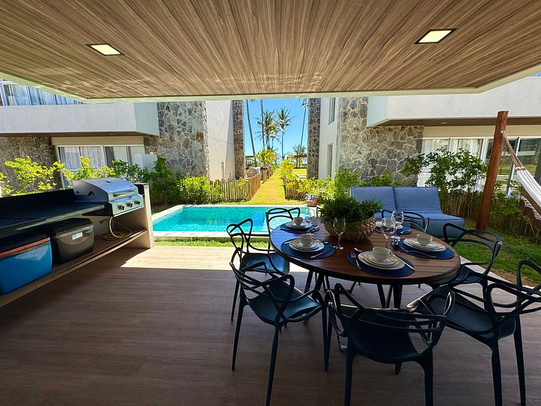 Casa Milagres Frente Mar Condomínio Pé na Areia