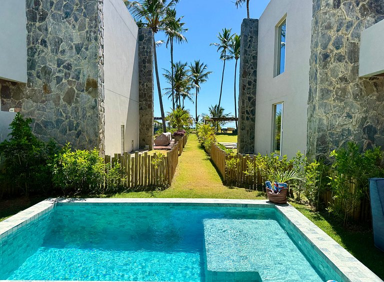 Casa Milagres Frente Mar Condomínio Pé na Areia