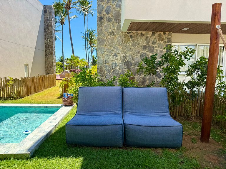 Casa Milagres Frente Mar Condomínio Pé na Areia
