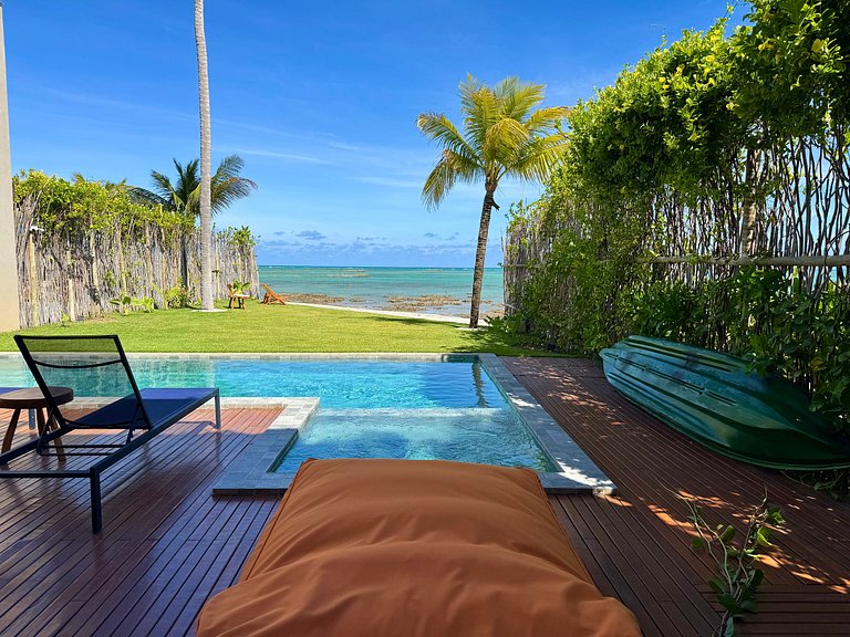 Casa Beira Mar Milagres Pé na Areia