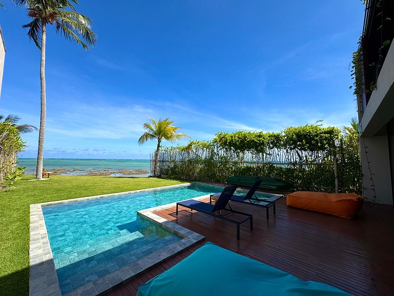 Casa Beira Mar Milagres Pé na Areia
