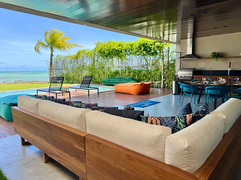 Casa Beira Mar Milagres Pé na Areia