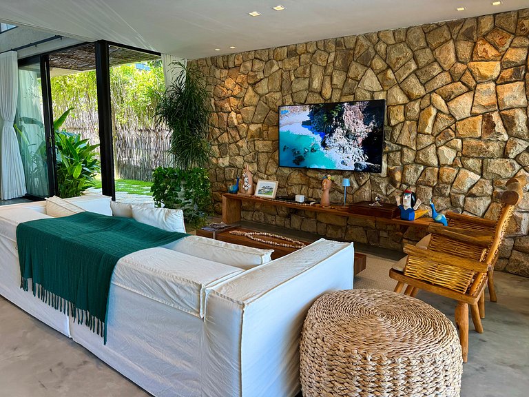 Casa Beira Mar Milagres Pé na Areia