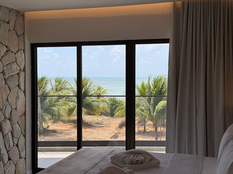 Casa Kaak Frente Mar Milagres Cond. Pé na Areia