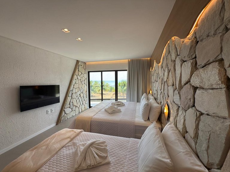 Casa Kaak Frente Mar Milagres Cond. Pé na Areia