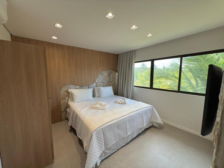 Casa Kaak Frente Mar Milagres Cond. Pé na Areia