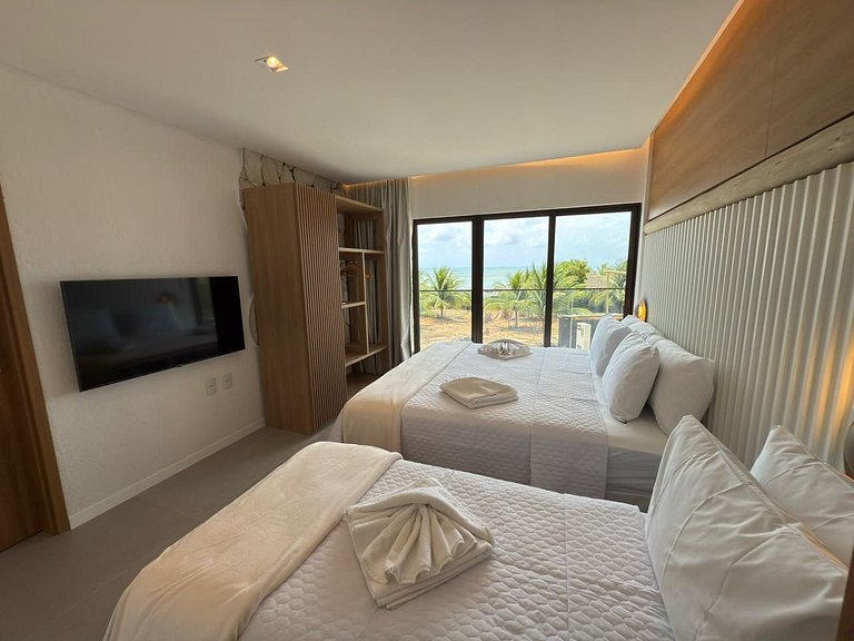 Casa Kaak Frente Mar Milagres Cond. Pé na Areia