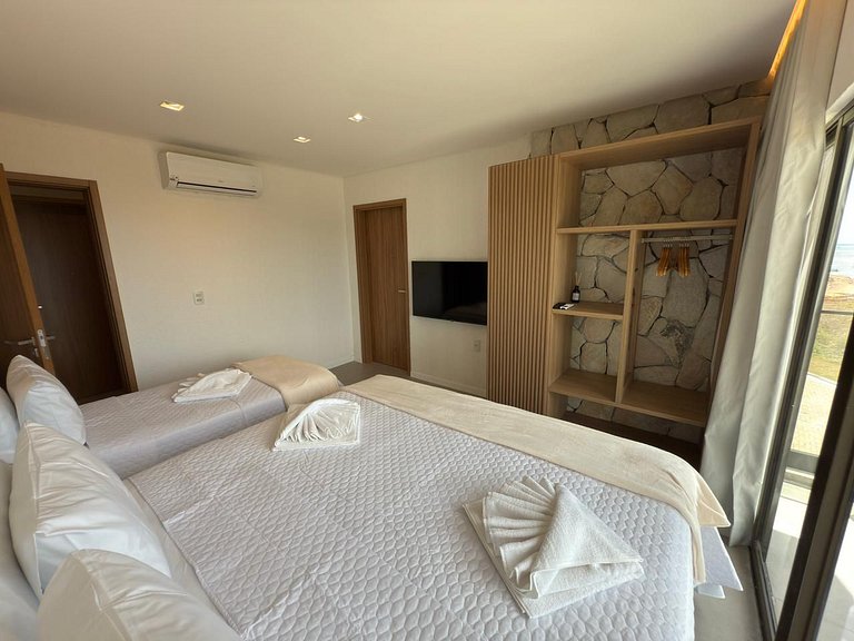 Casa Kaak Frente Mar Milagres Cond. Pé na Areia