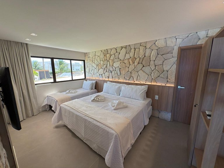 Casa Kaak Frente Mar Milagres Cond. Pé na Areia