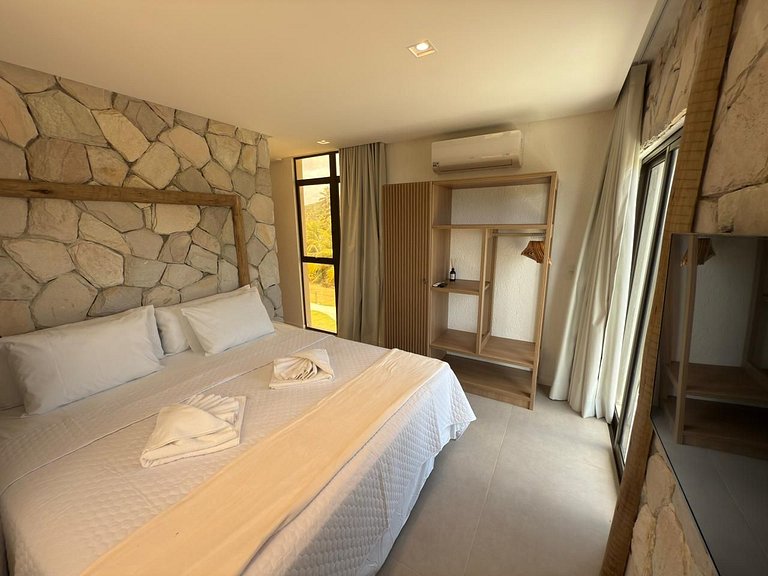 Casa Kaak Frente Mar Milagres Cond. Pé na Areia