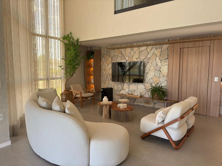 Casa Kaak Frente Mar Milagres Cond. Pé na Areia