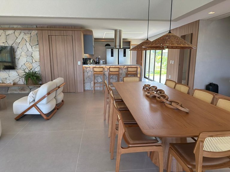 Casa Kaak Frente Mar Milagres Cond. Pé na Areia