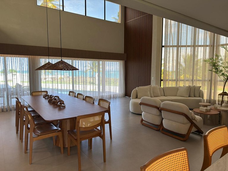 Casa Kaak Frente Mar Milagres Cond. Pé na Areia