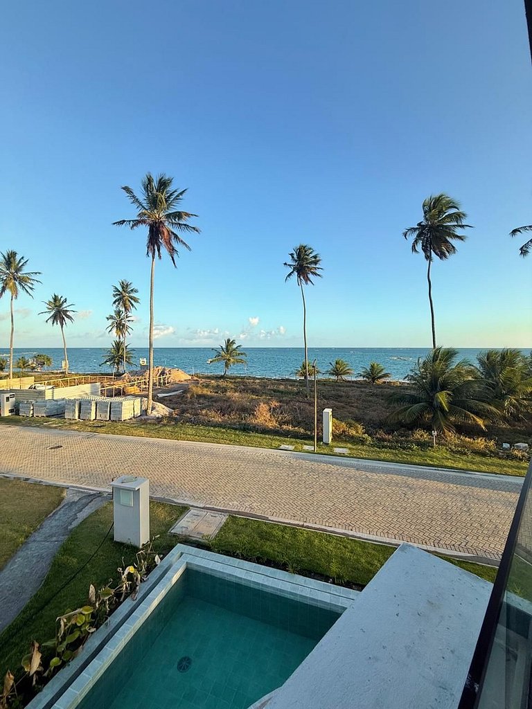 Casa Kaak Frente Mar Milagres Cond. Pé na Areia