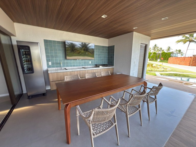 Casa Kaak Frente Mar Milagres Cond. Pé na Areia